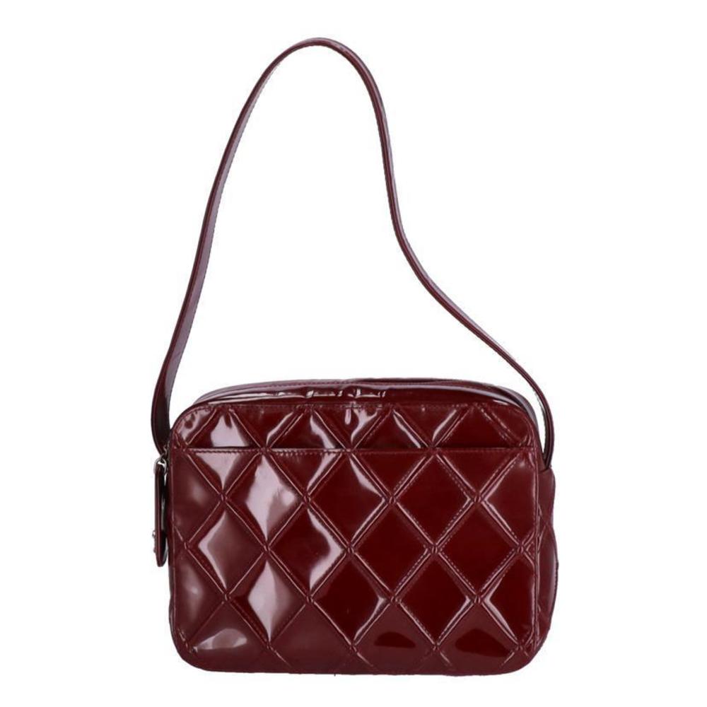 Chanel Enamel One Shoulder Bag Black